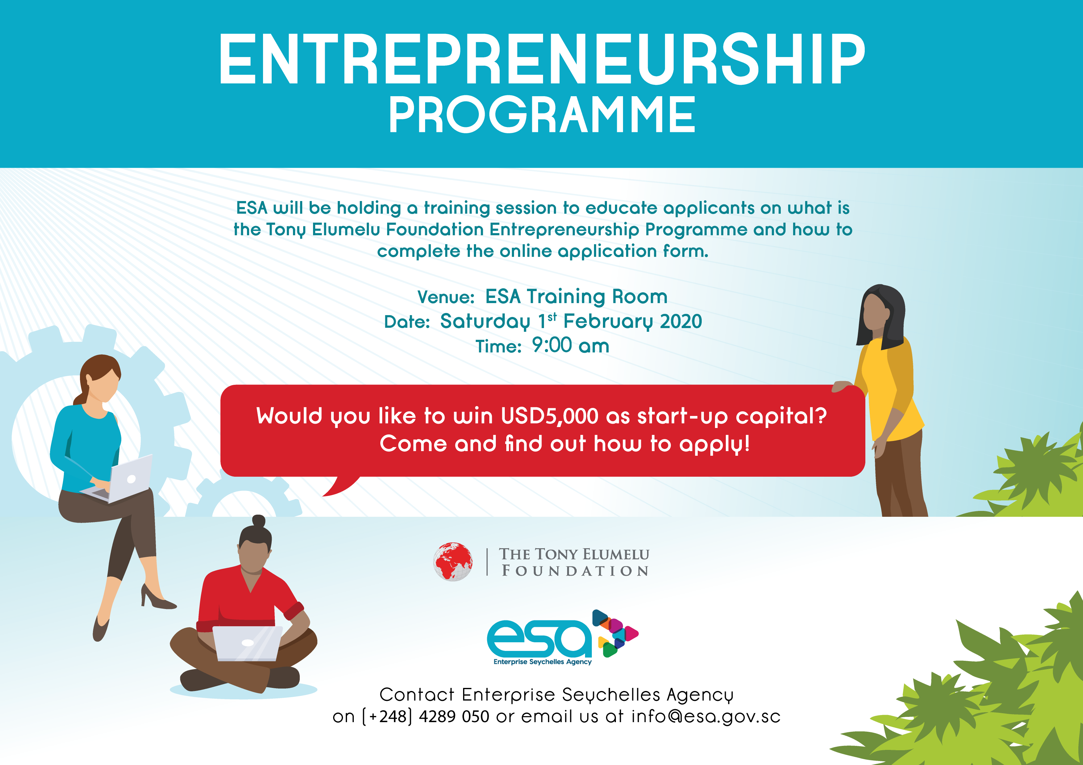 Training for the Tony Elumelu Foundation Entrepreneurship Programme