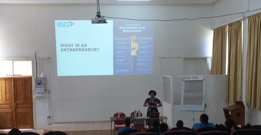 ESA Promotes Entrepreneurship to SBSA Students